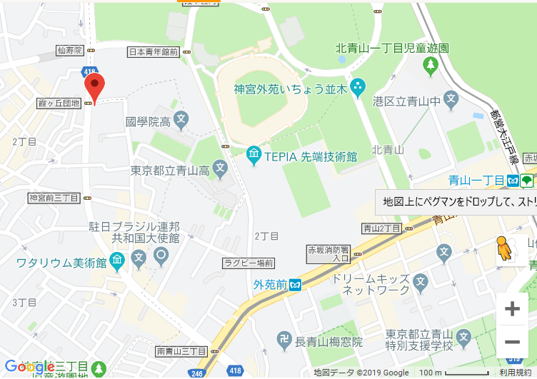 お肉ちゃん　地図